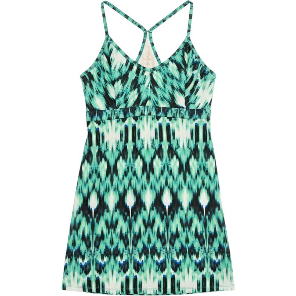 Balance Collection Active Dress Womens Size M Teal Ikat Print Yoga Athleisure